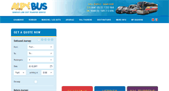 Desktop Screenshot of alpybus.com